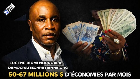 Réduire le train de vie de l’État : Diomi Ndongala propose une réforme capable d’économiser 50 à 67 millions USD par mois !
