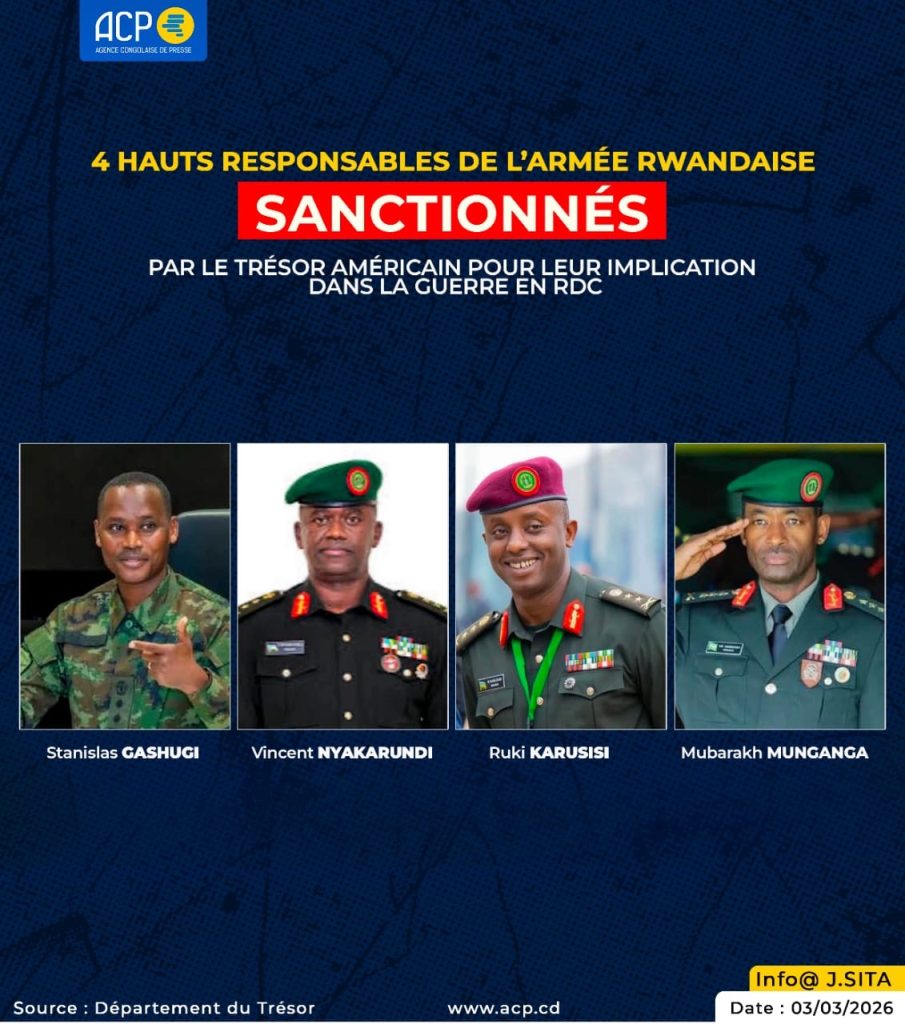 RDCRwanda voici les photos des proches de Paul Kagame sanctionnés — free download
